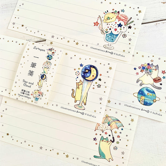 Lu*nyan 一筆箋・Star and Cloud