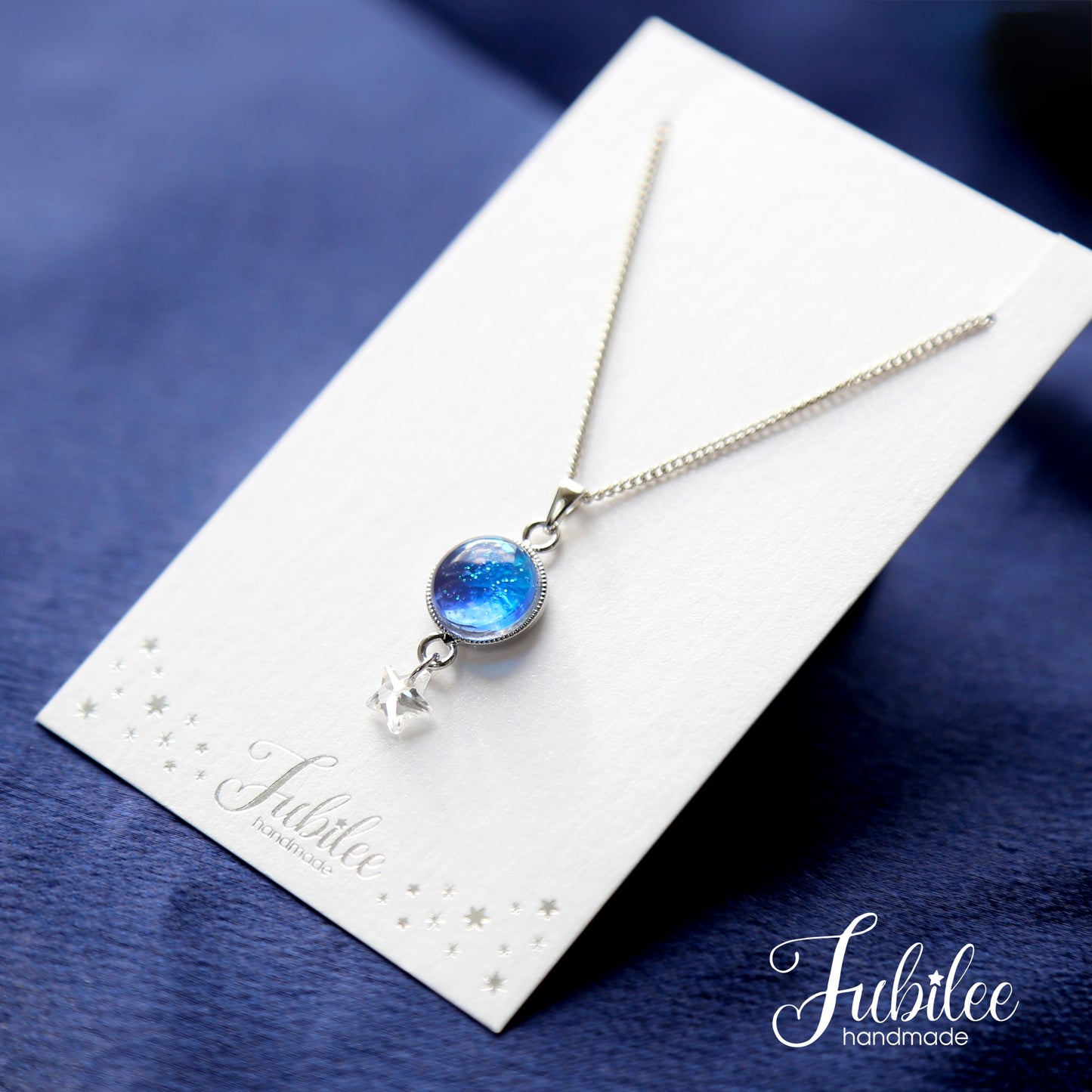 星空のひと粒ネックレス