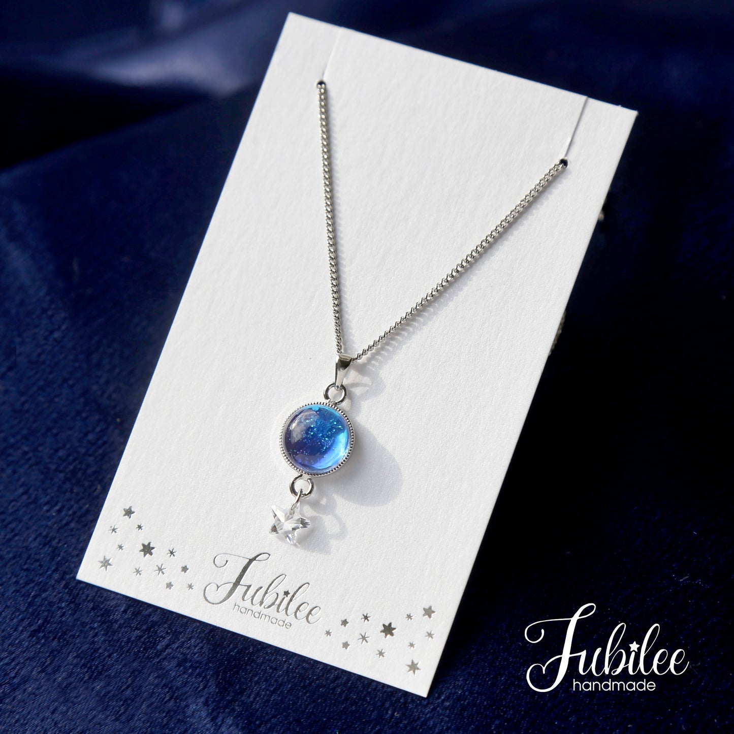 星空のひと粒ネックレス