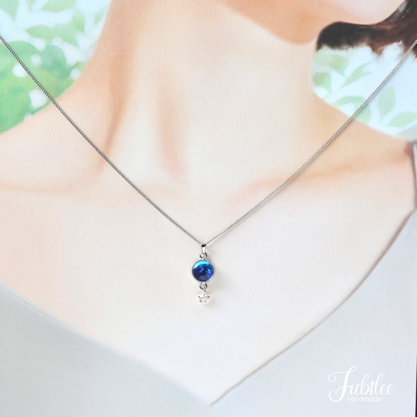星空のひと粒ネックレス