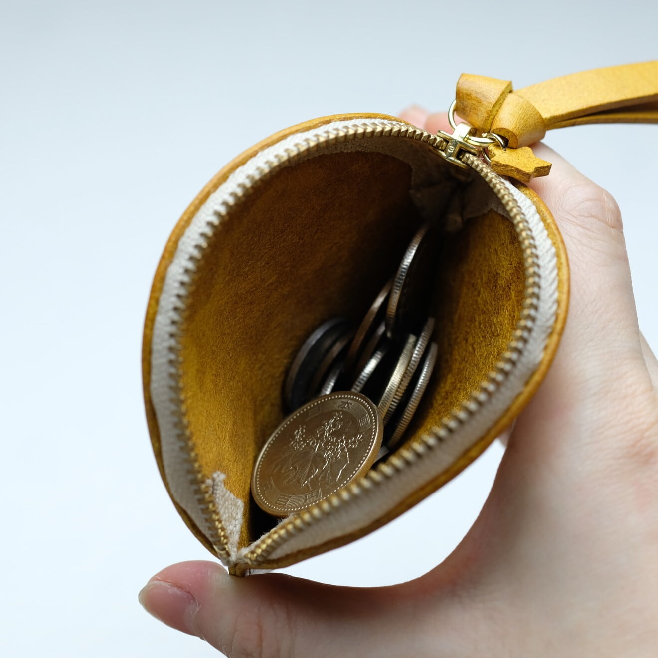 Leather Moonコインケース〈満月〉