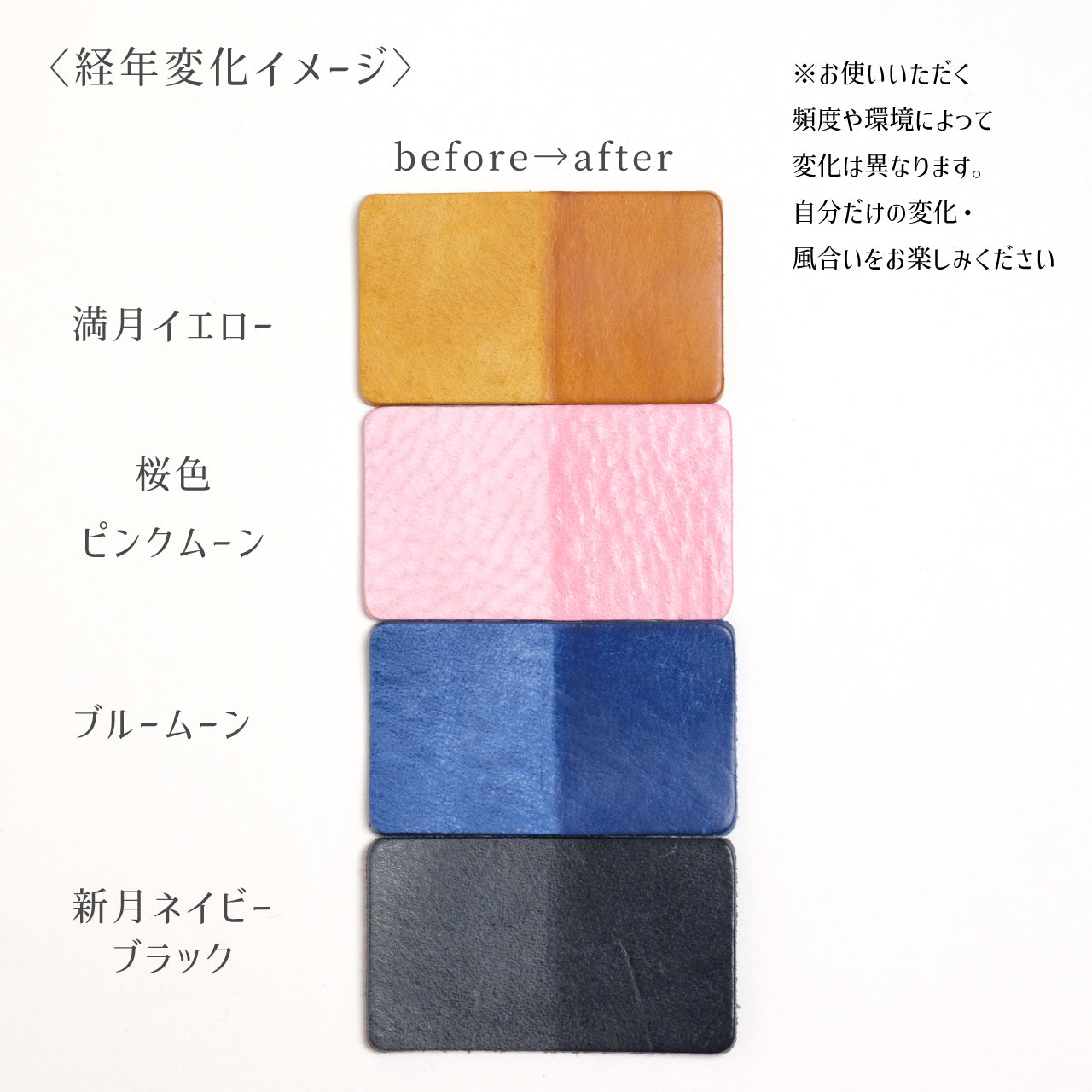 Leather Moonコインケース〈満月〉