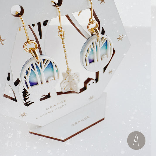 雪の降る夜(snowy night)