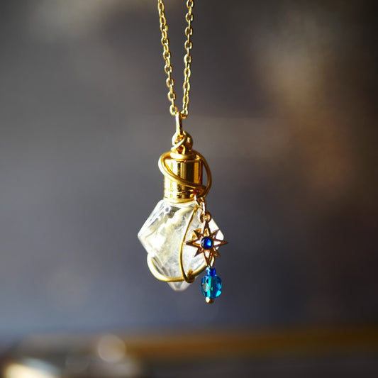 ストームグラス ネックレス「旅の無事を願う贈り物」