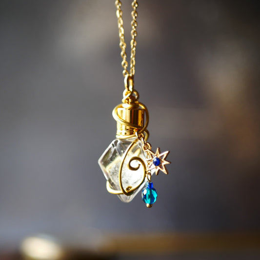 ストームグラス ネックレス「旅の無事を願う贈り物」