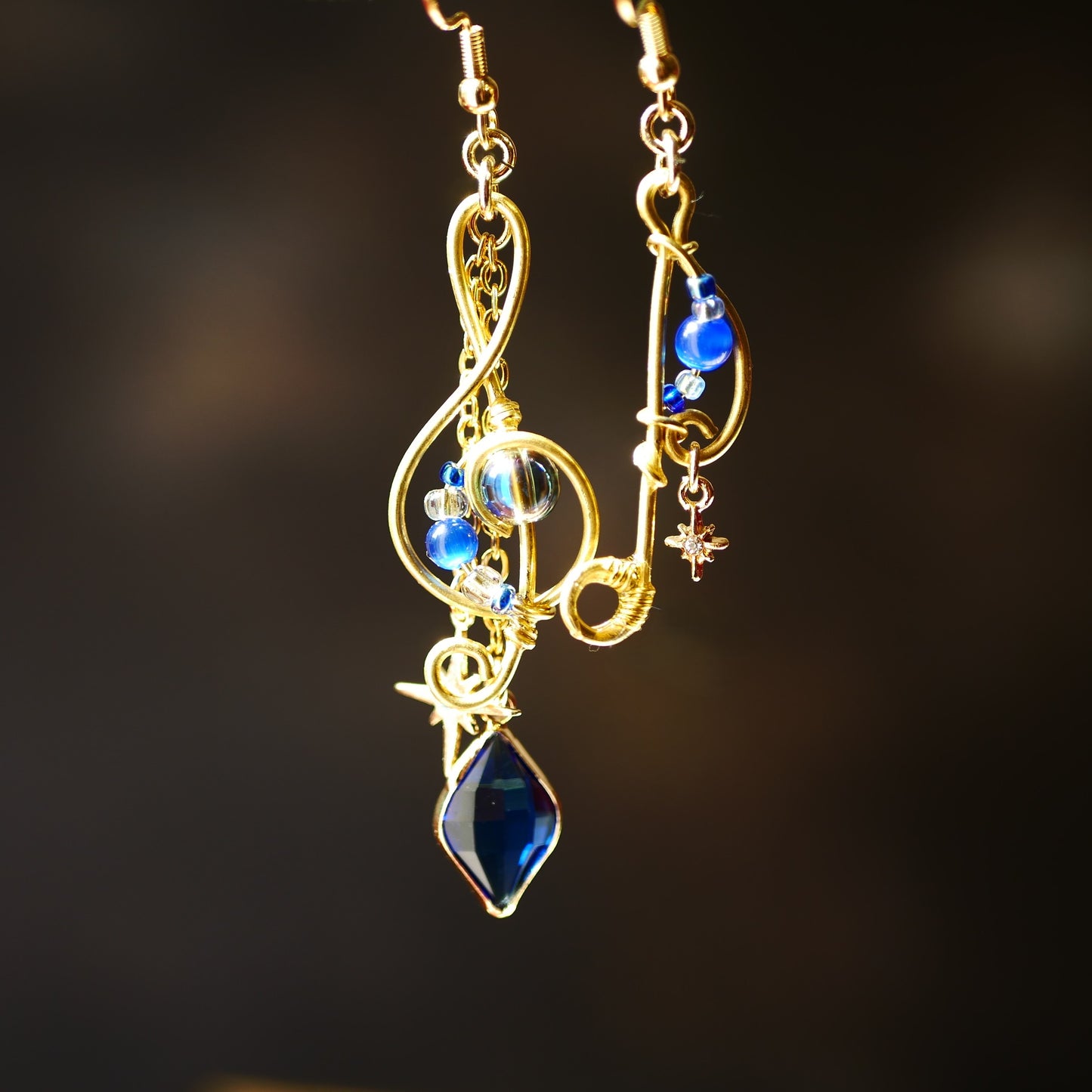 「starry melody」 耳飾り