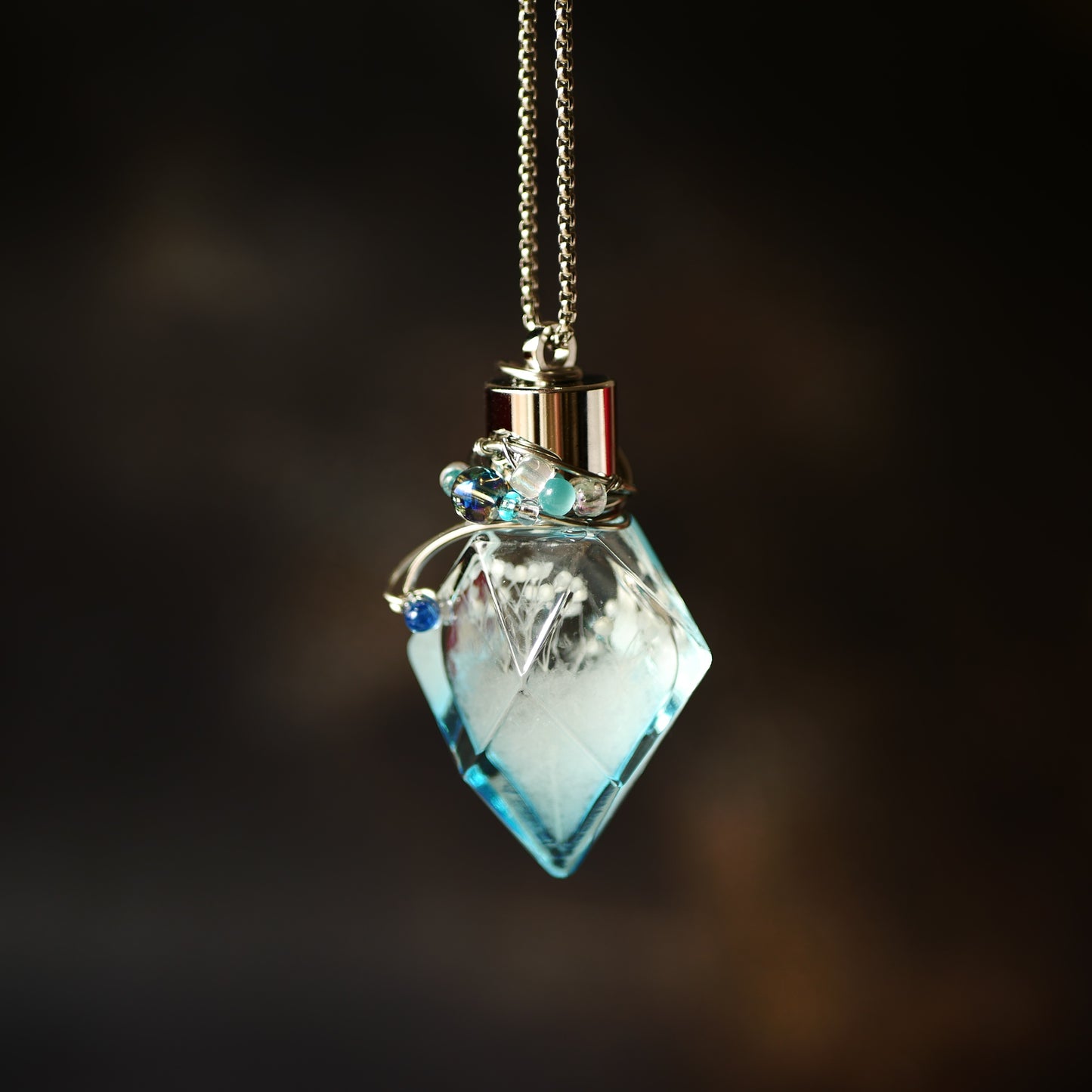 ストームグラス「エーデルヴァイス」 ブルーボトル