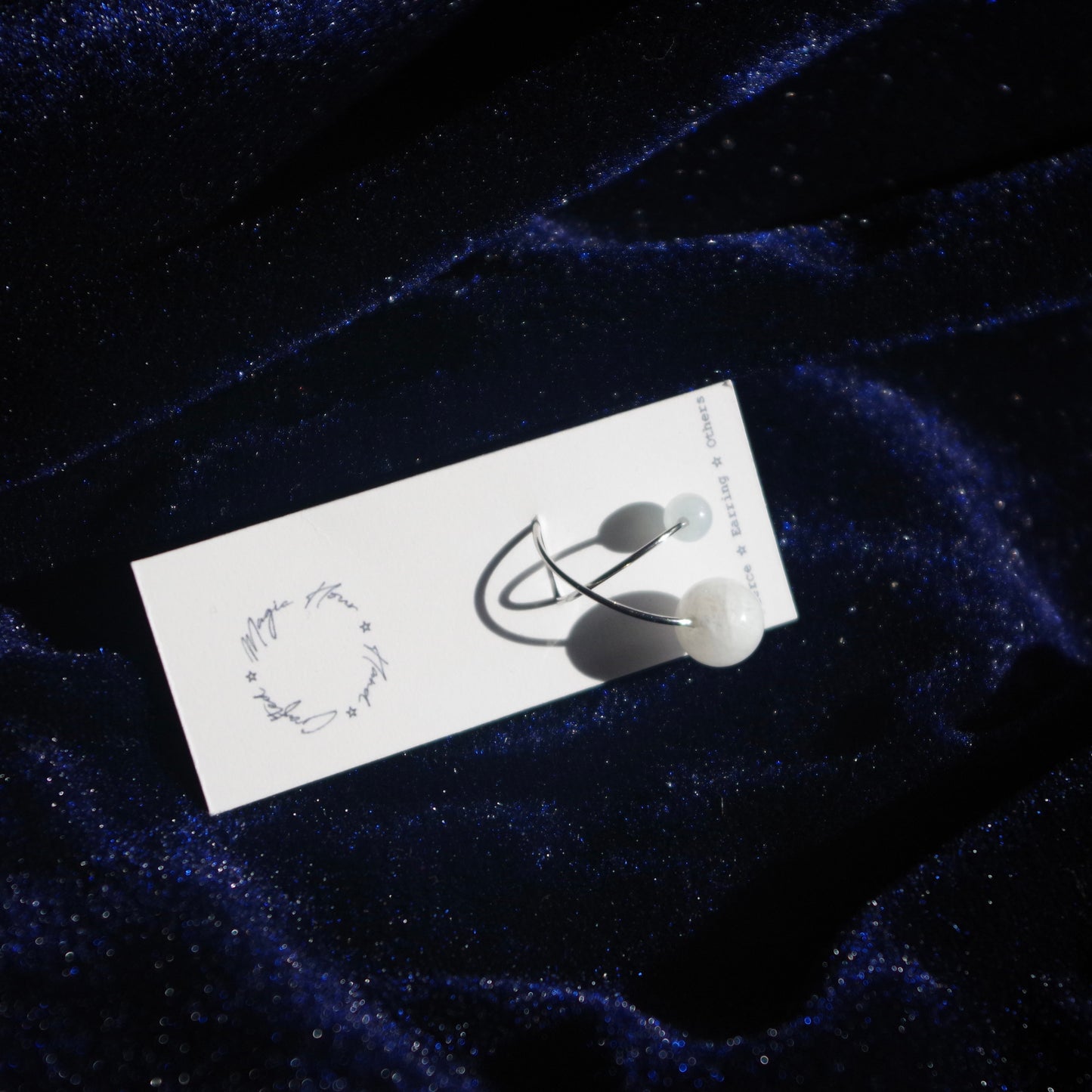 天然石イヤーカフPlanet Petite Luxe「Luna」