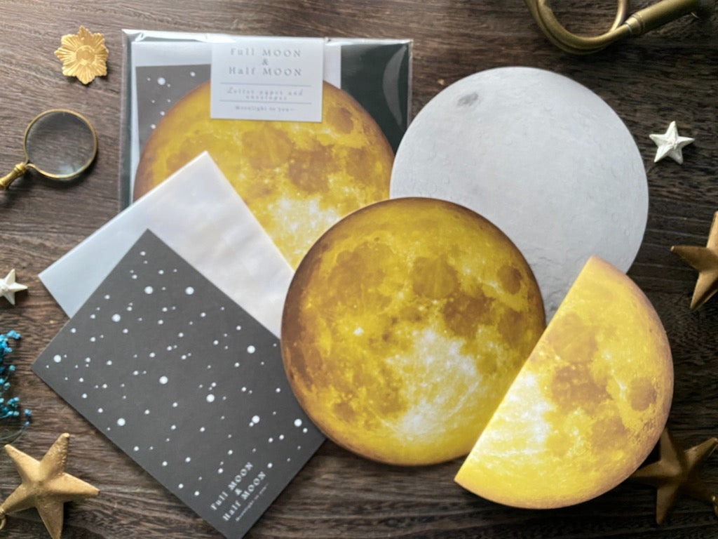 フルムーン&ハーフムーンレターセット