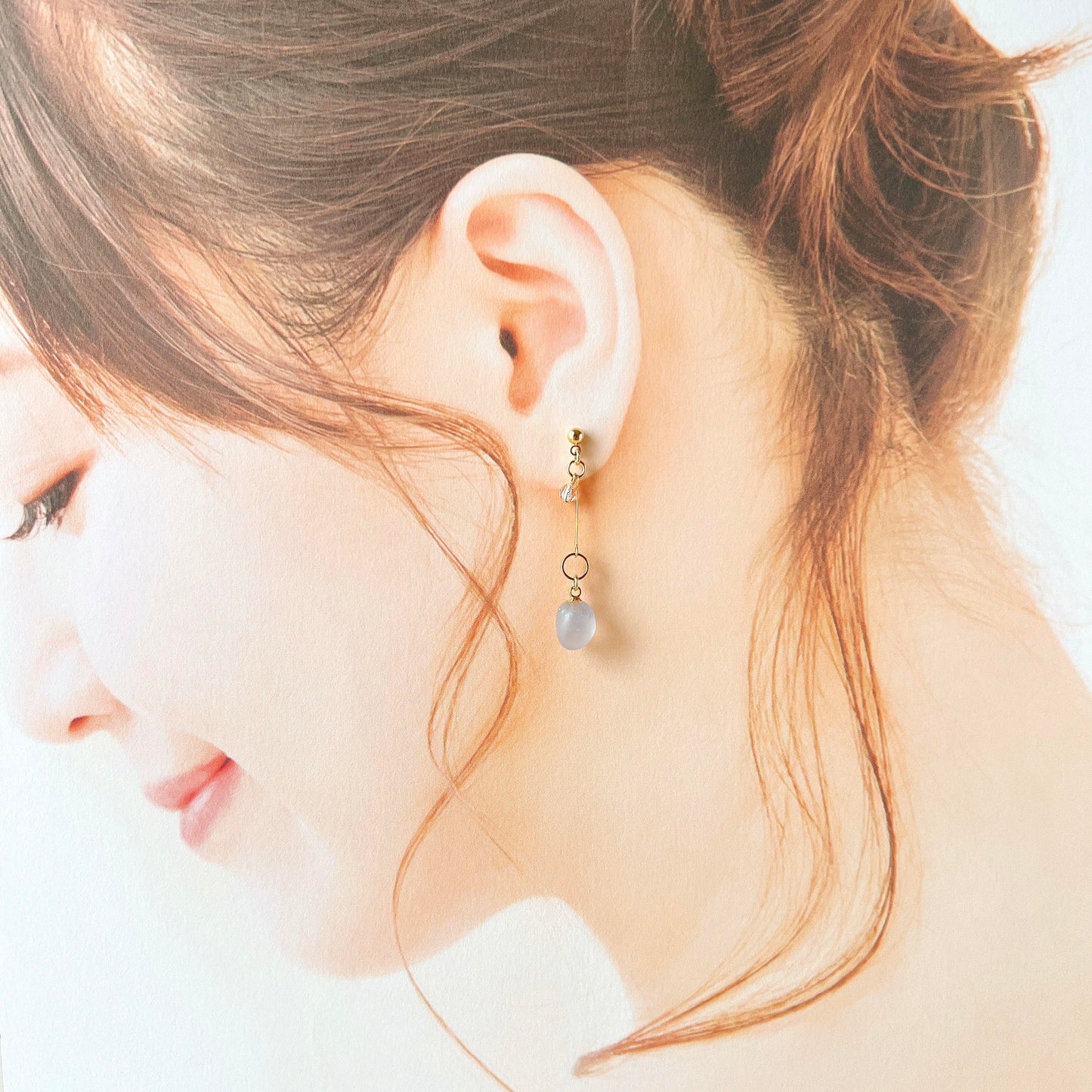 夏の夜空と天の川 ピアス・イヤリング