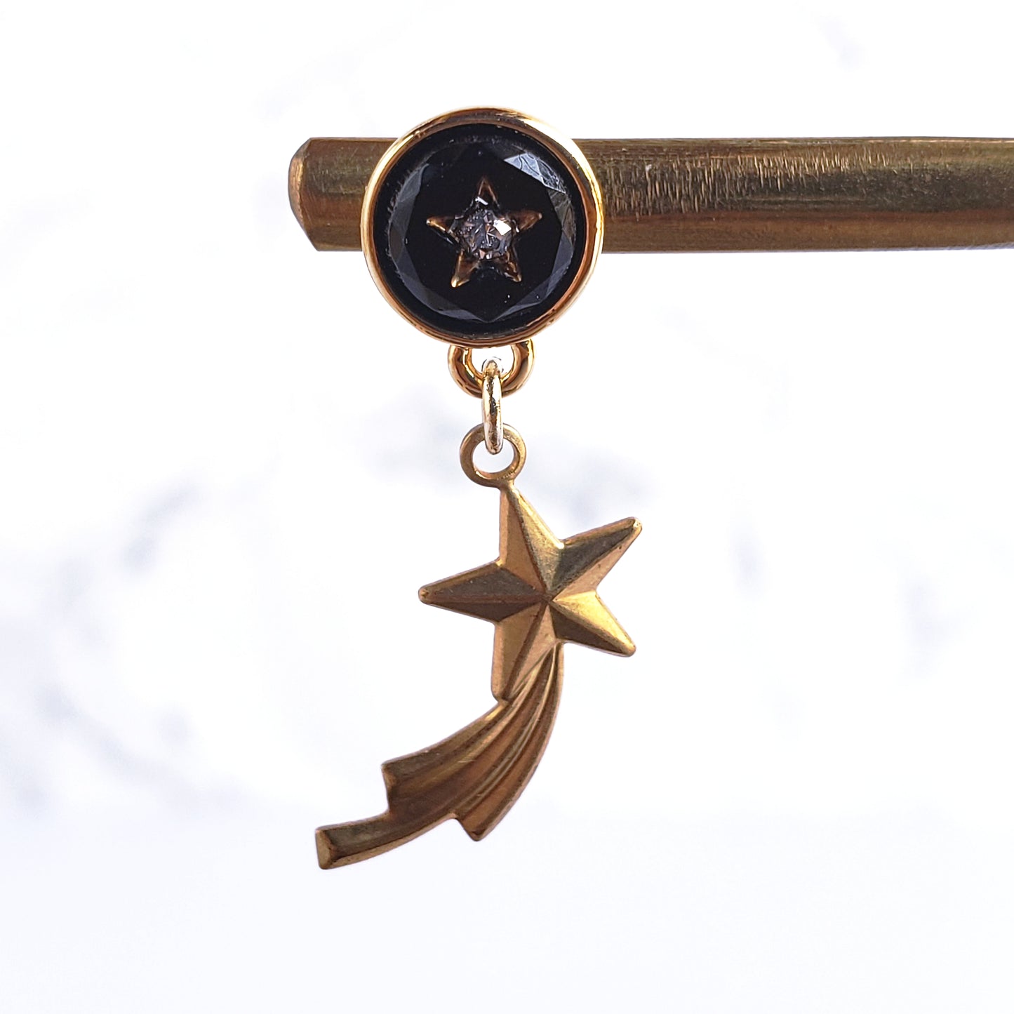 星明かりと流れ星のピアス/イヤリング