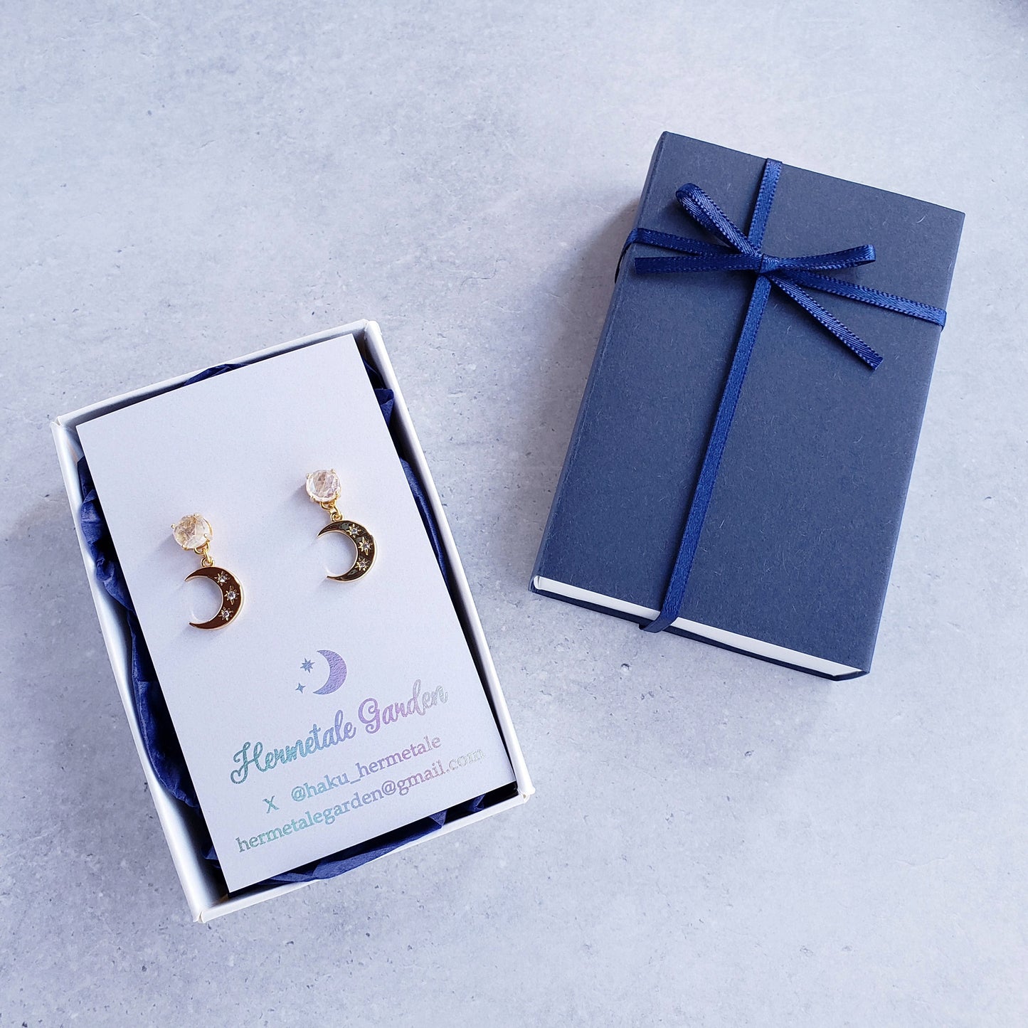 月のおくりものピアス/イヤリング