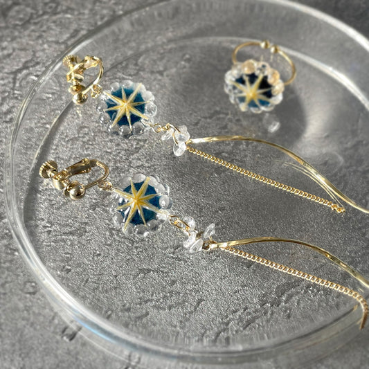 真夜中の一等星の耳飾り