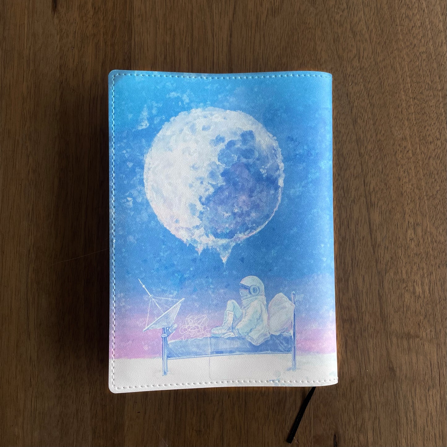 合皮ブックカバー「うつろに惑う」