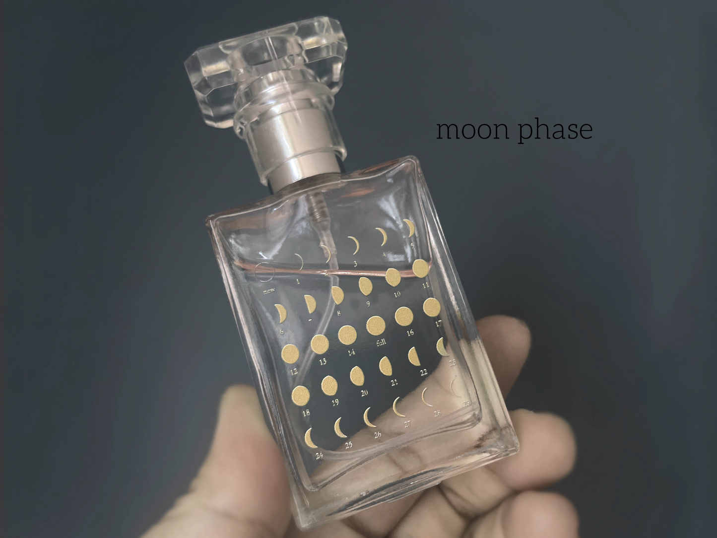 オリジナル香水ボトル【 moon phase/crescent】