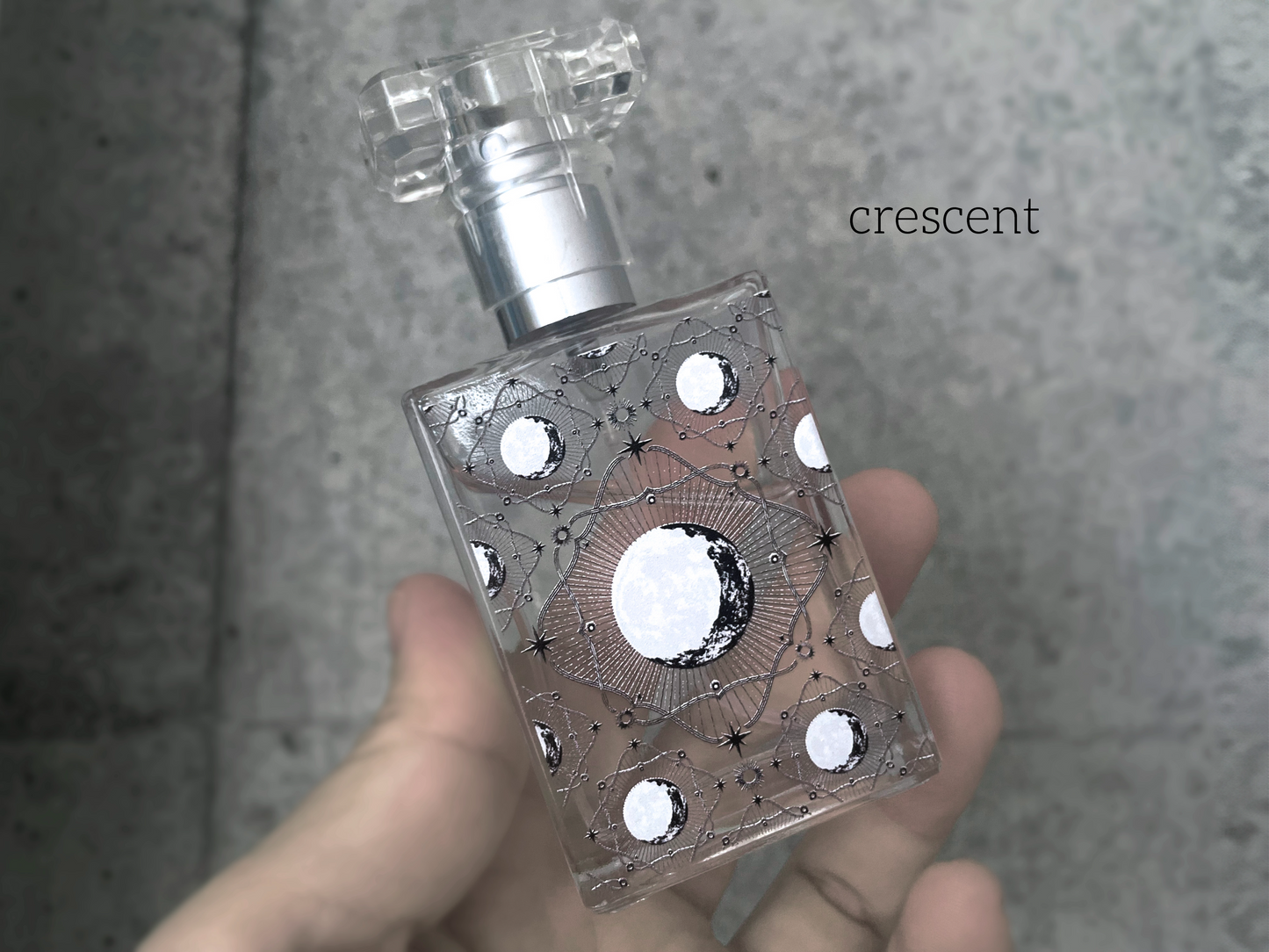 オリジナル香水ボトル【 moon phase/crescent】