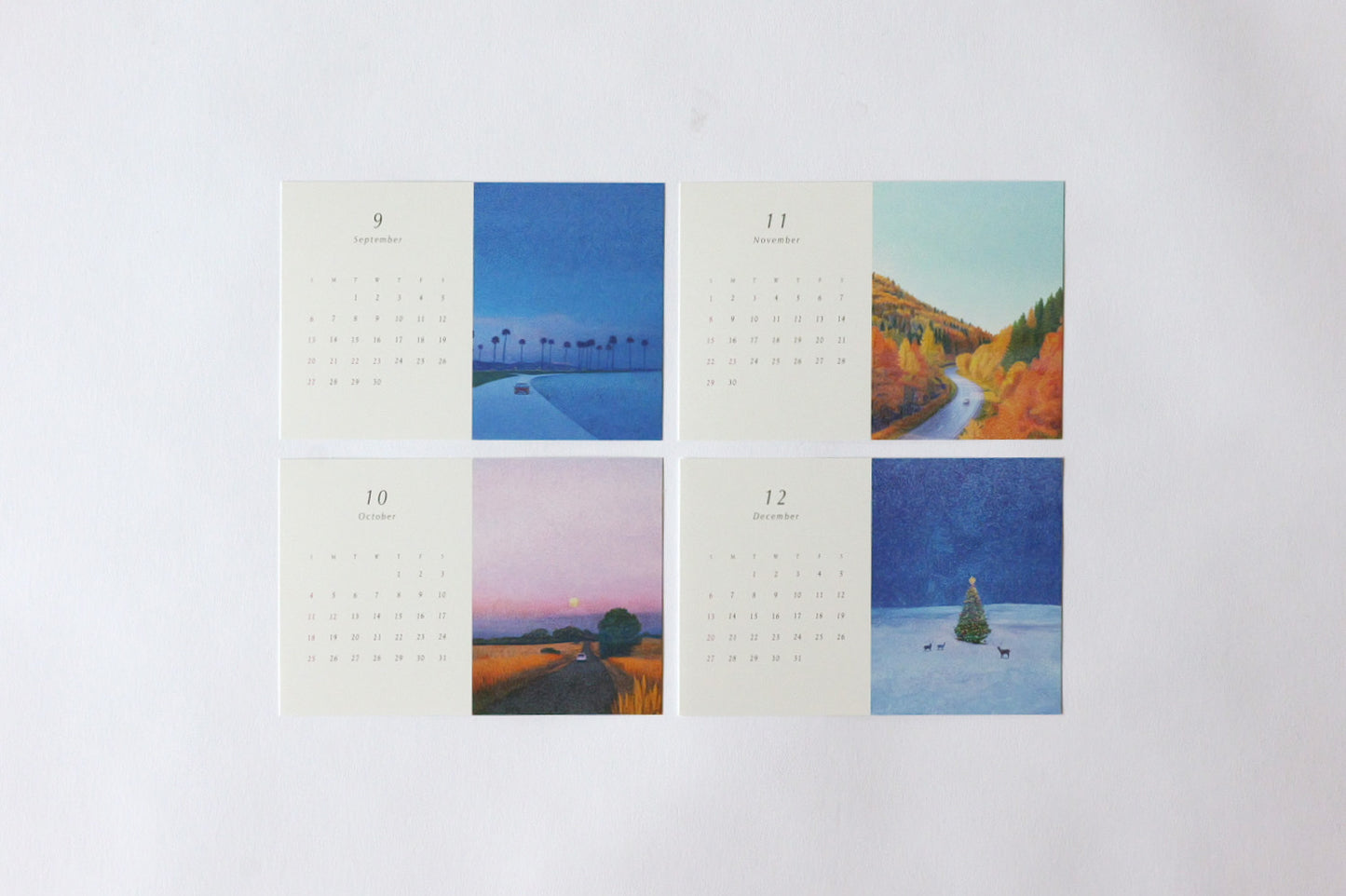 2026年の卓上カレンダー