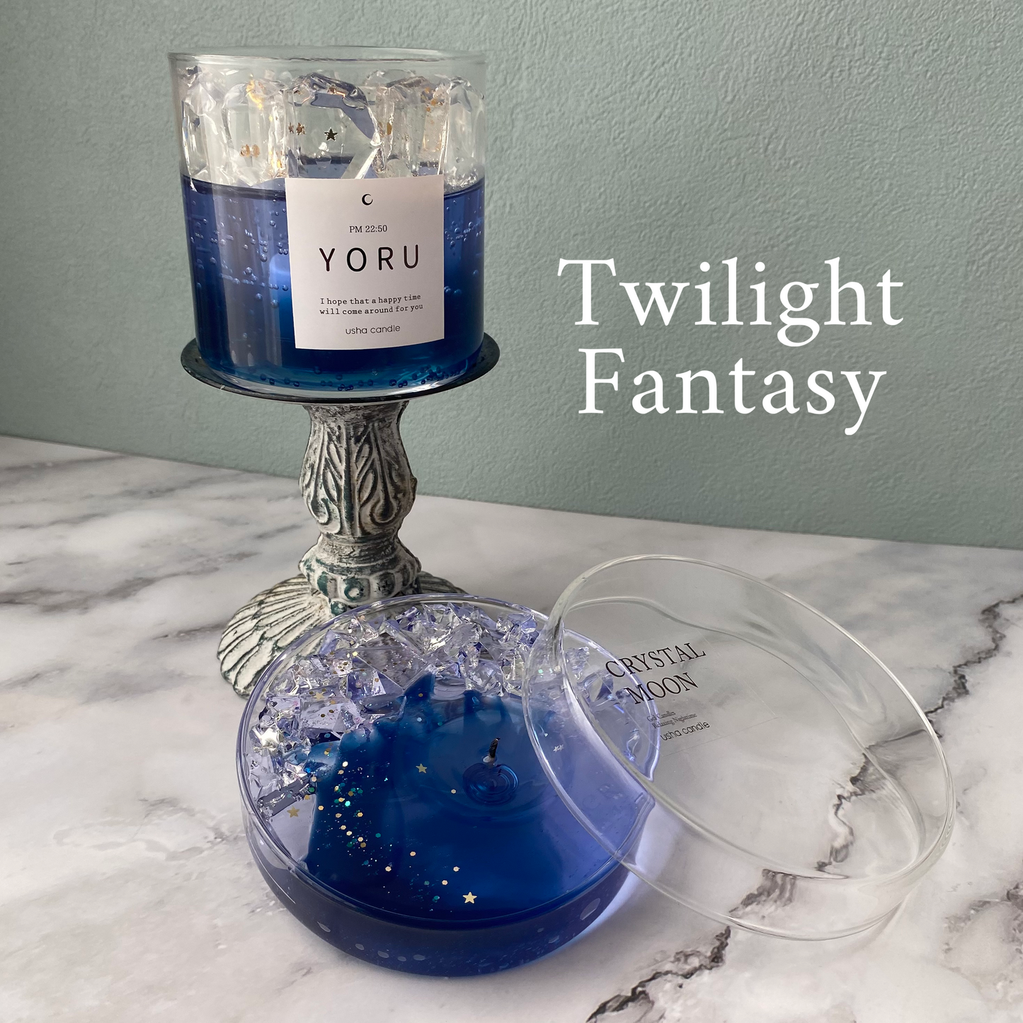 真夜中Crystal Moon Candle