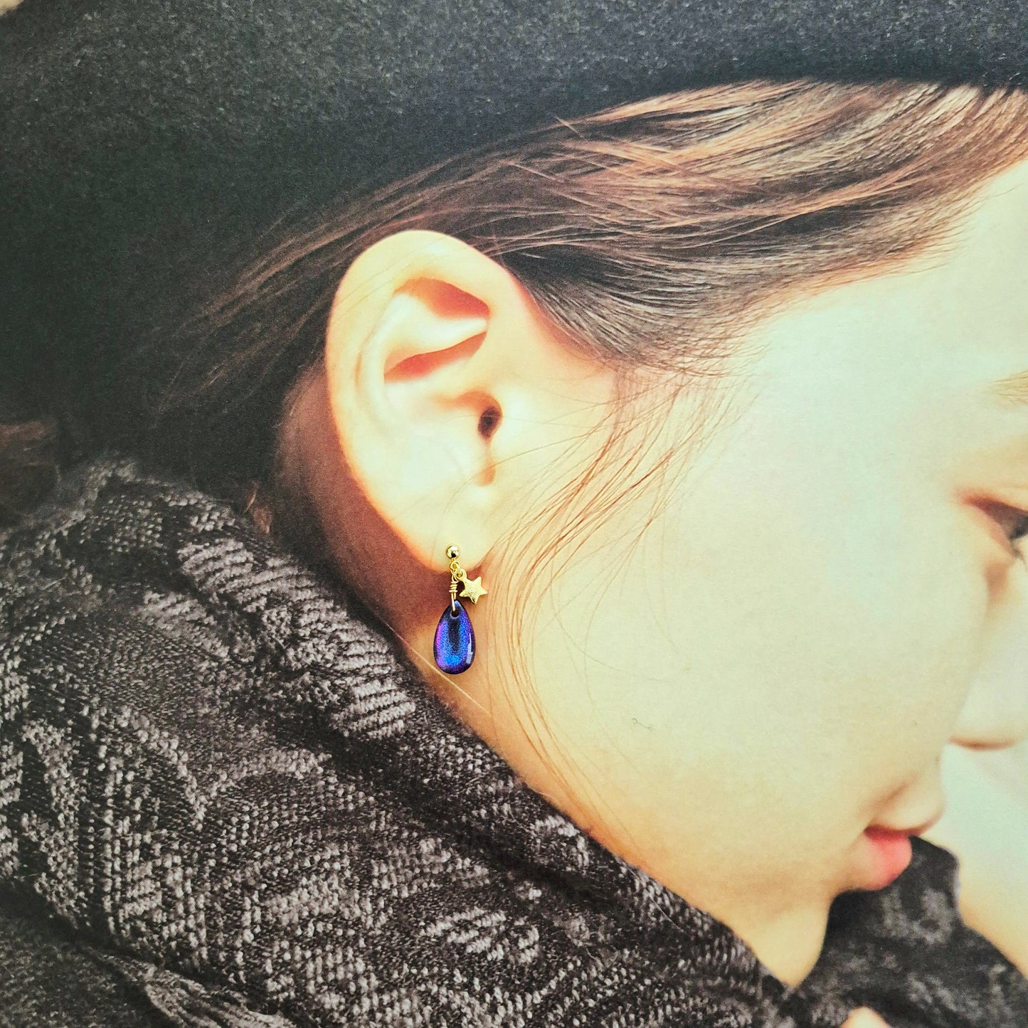 宙色と一番星 ピアス/イヤリング