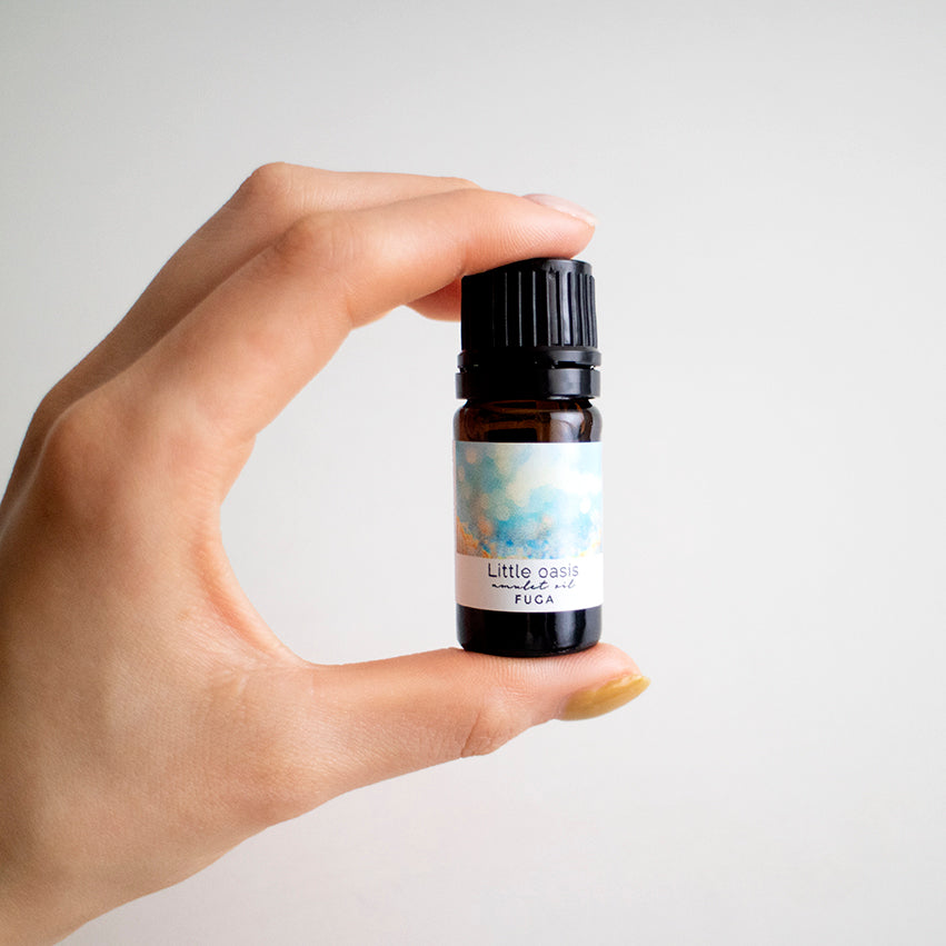 せせらぎ感じるナイトタイムオイル《Little oasis》|天然精油・涼やかな秘境