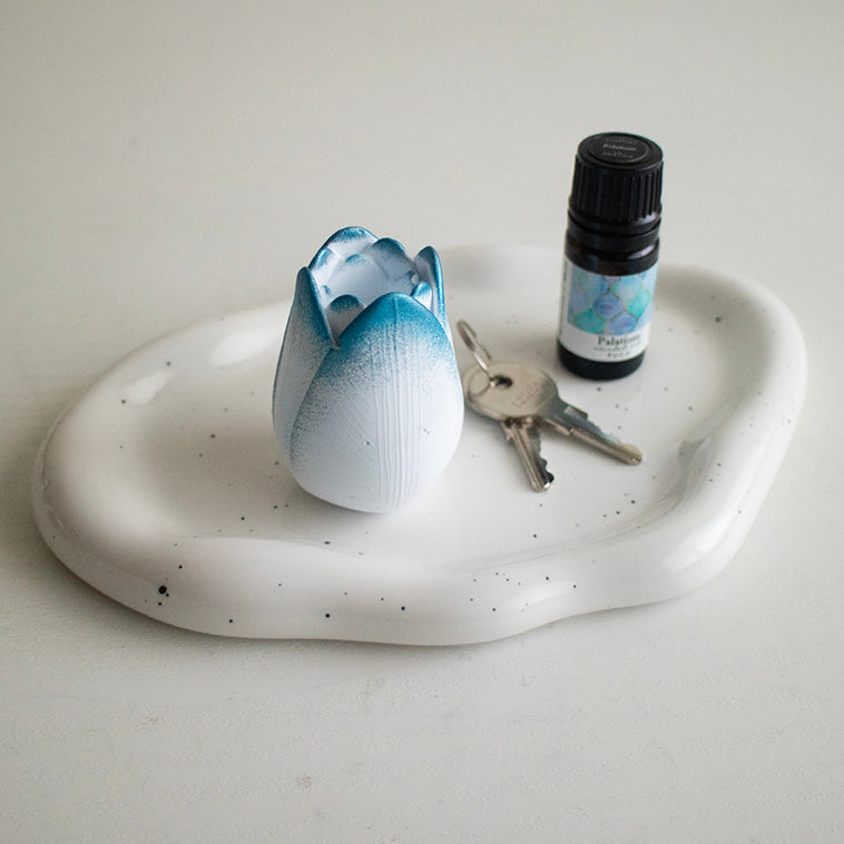 tulip stone | チューリップのアロマストーン《闇夜》