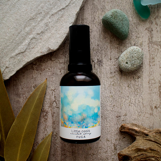 せせらぎ感じるピローミスト《Little oasis》|天然精油・涼やかな秘境