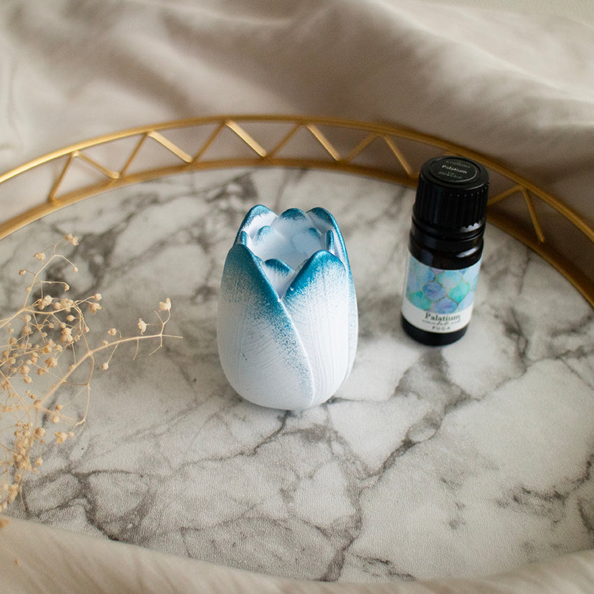 tulip stone | チューリップのアロマストーン《闇夜》