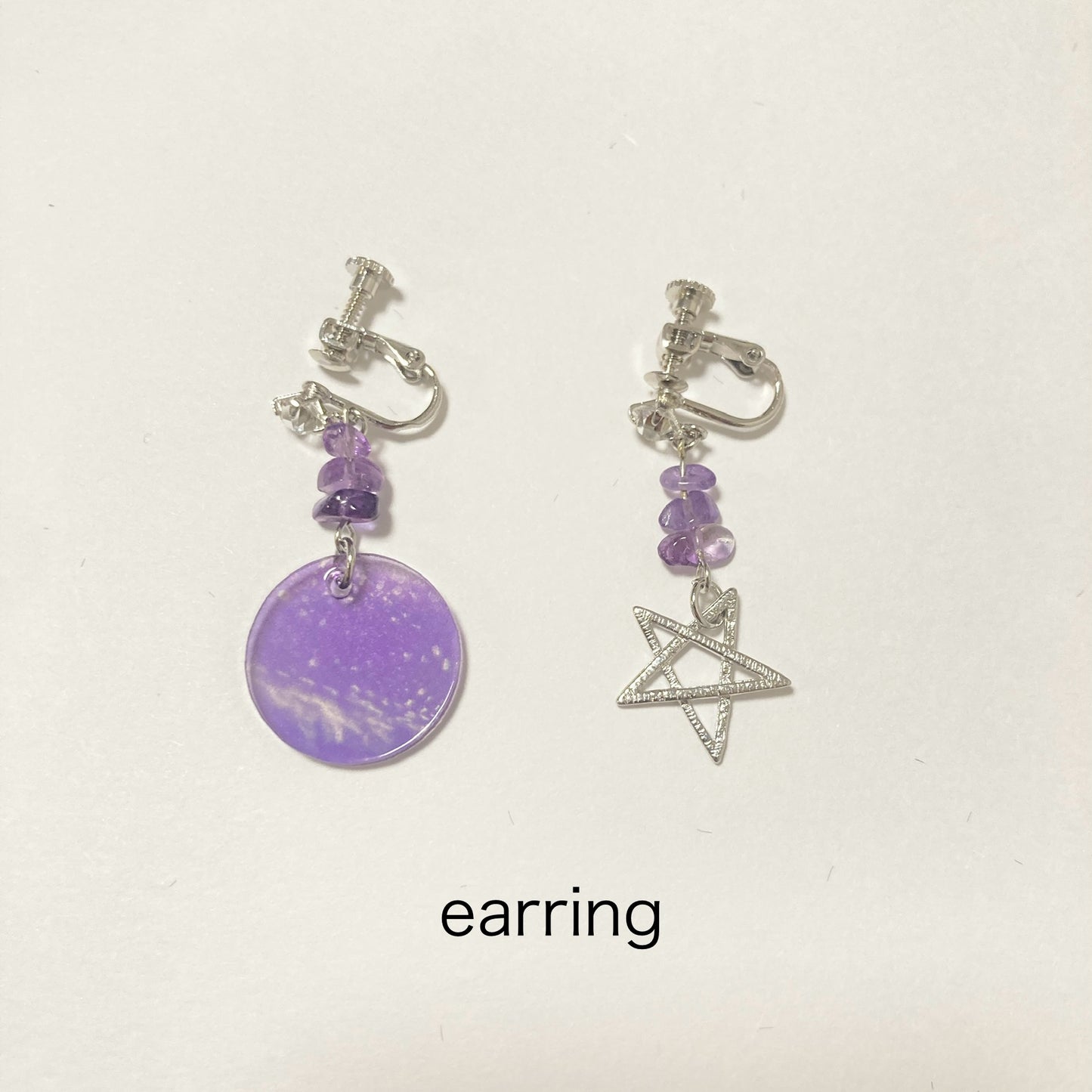 「アネモネの宇宙」イヤリング/ピアス