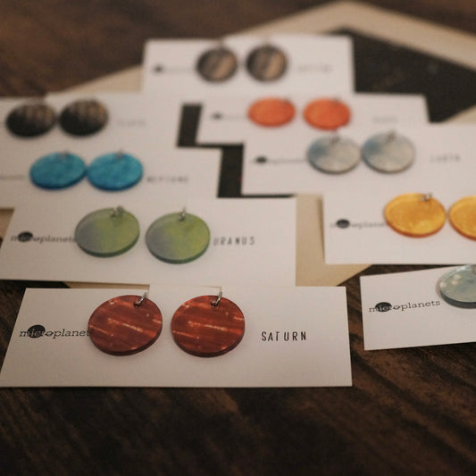 microplanets 太陽系の欠片(イヤリング・ピアス)