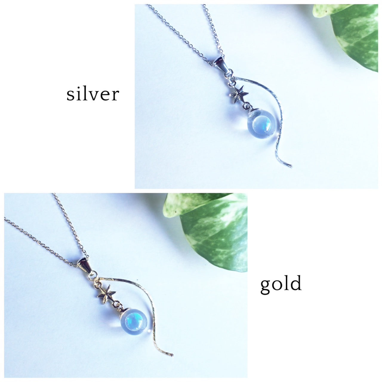 地球 -Star Blue- / オパールペンダント/ スパイラル‐星‐