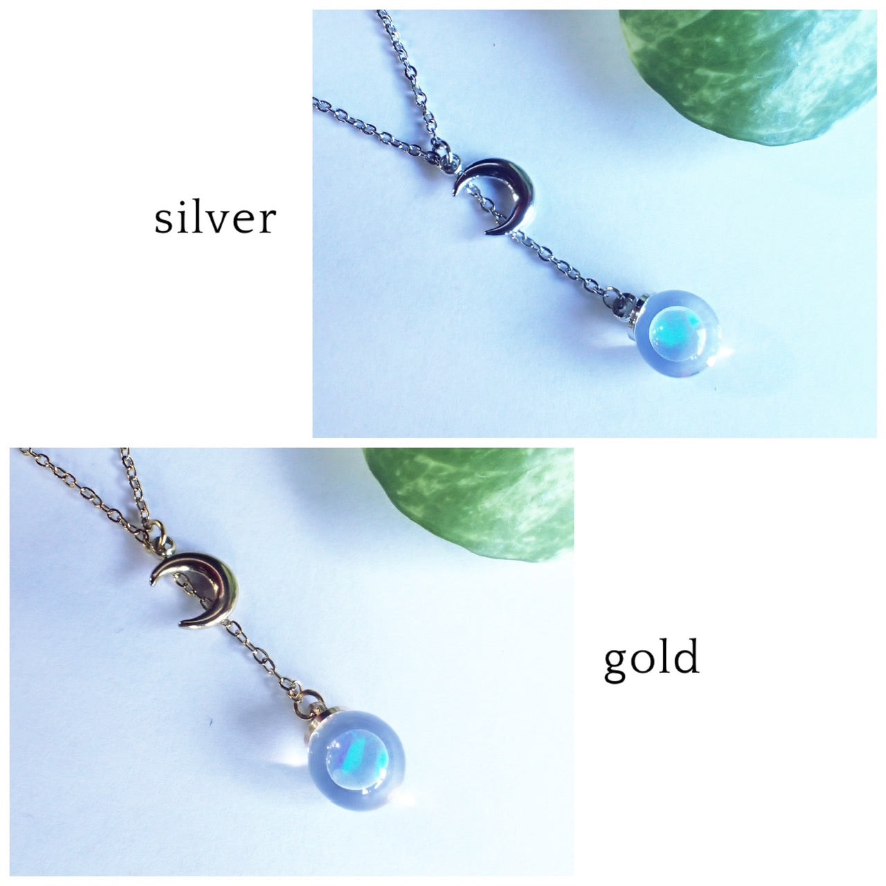 地球 -Star Blue- / オパールペンダント/ スライド‐月‐