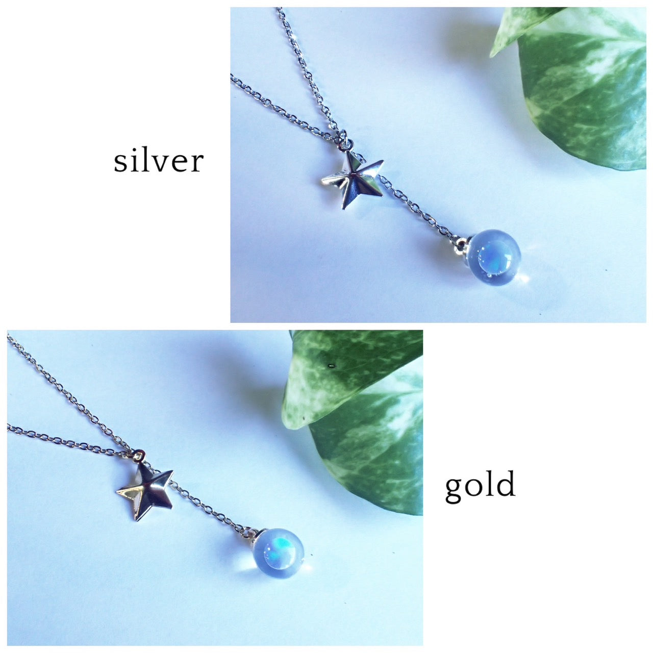 地球 -Star Blue- / オパールペンダント/ スライド‐星‐