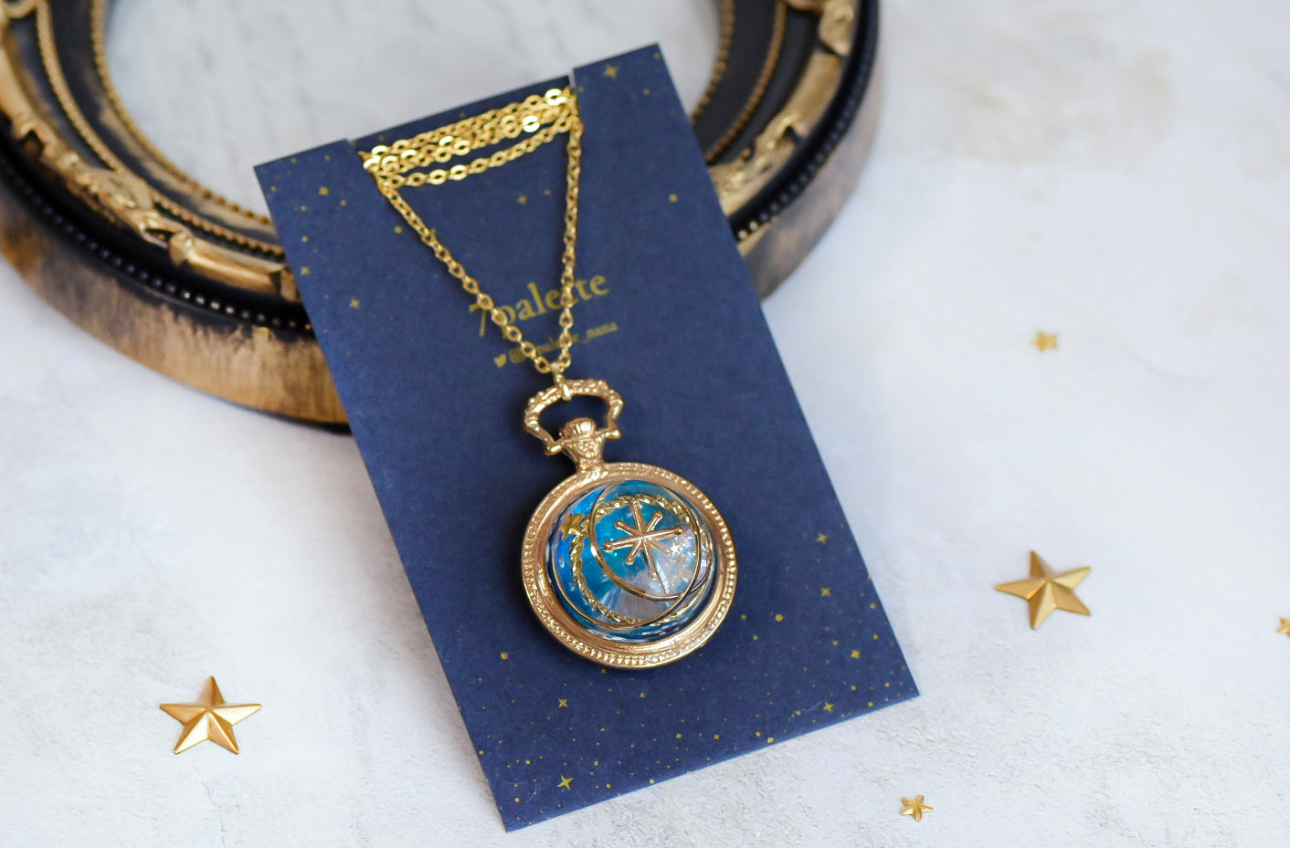 惑星ネックレス(宙色)