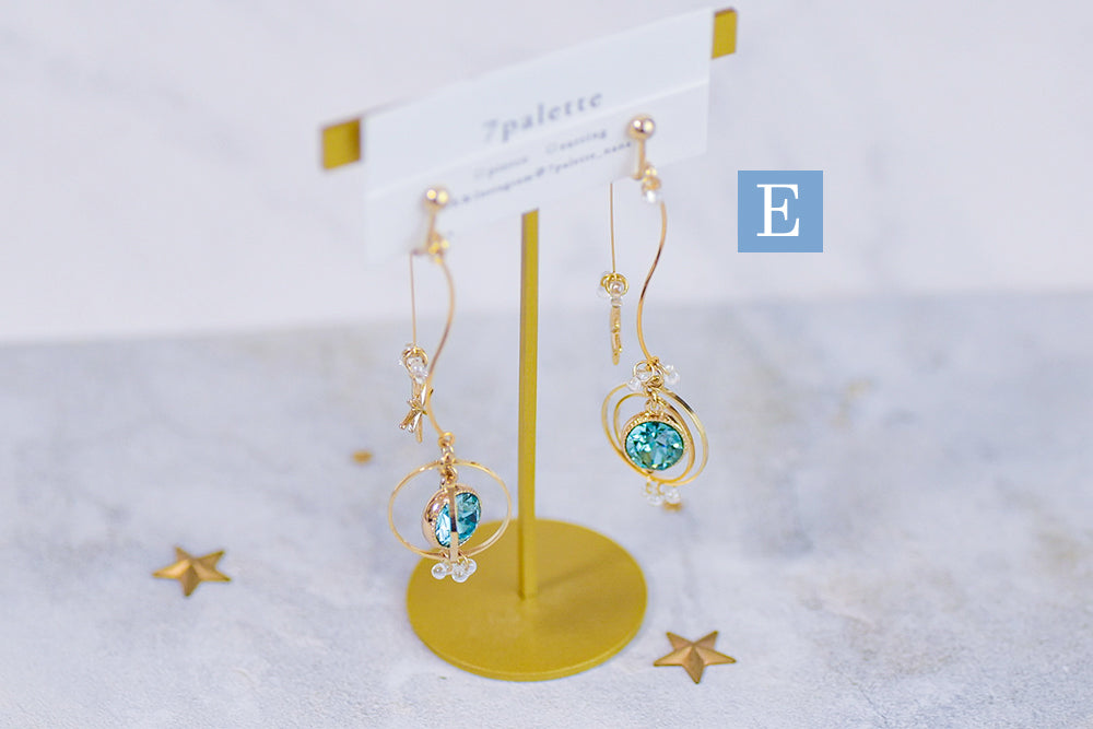 planet pierced&earring Iong.ver(gold)