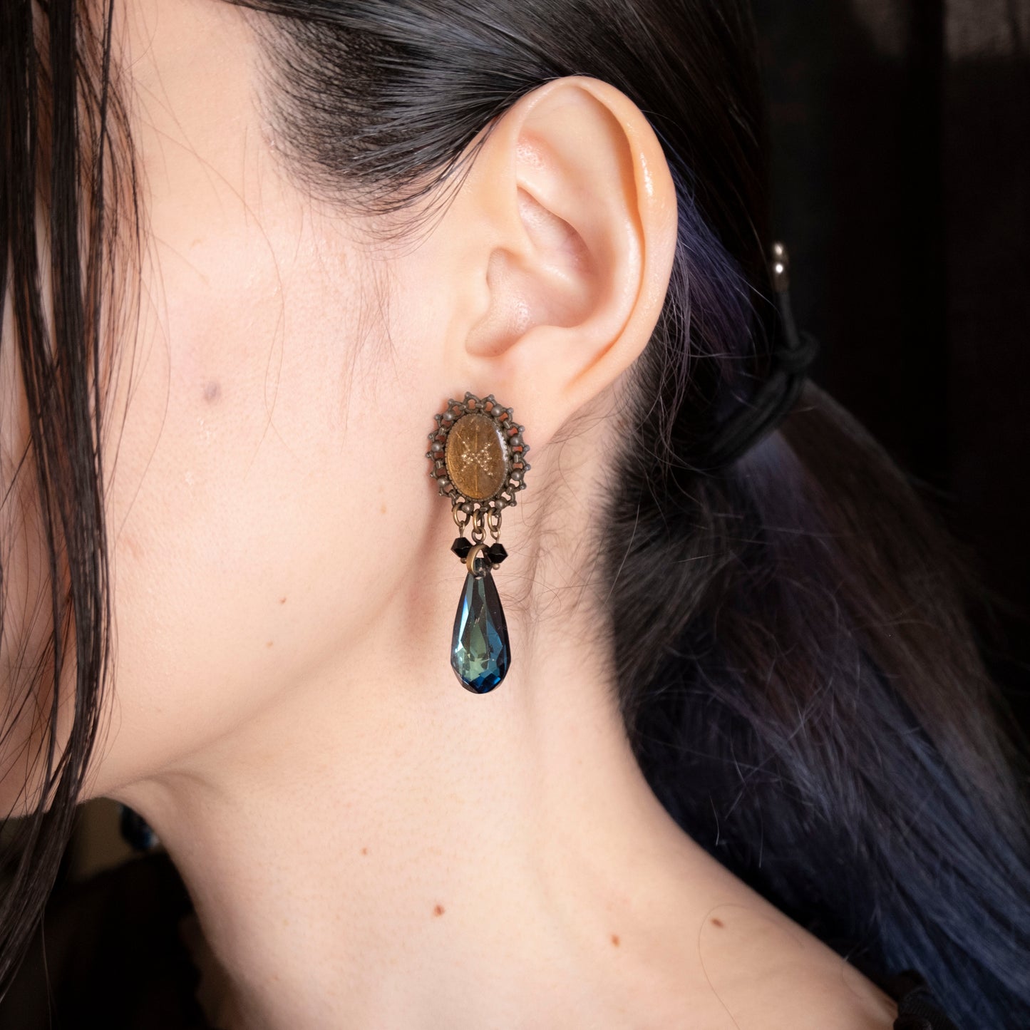 ルーンシャンデリア ピアス/イヤリングA