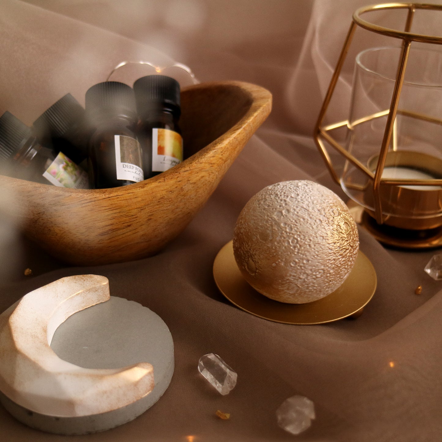 michikake moon stone | 三日月のアロマストーン