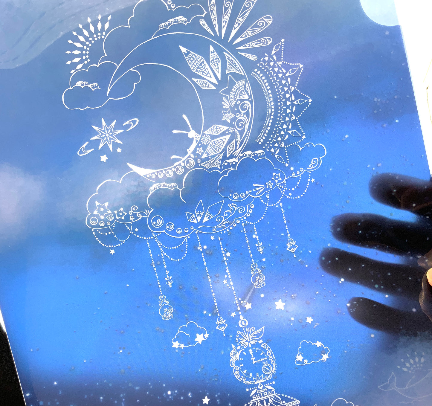 月時計のクリアファイル