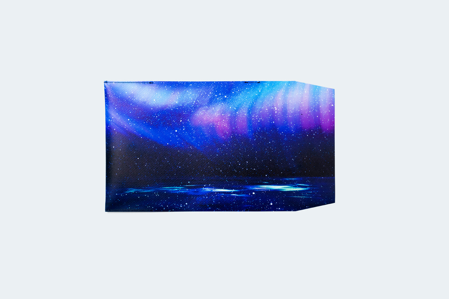 オーロラを描いた、ブックカバー