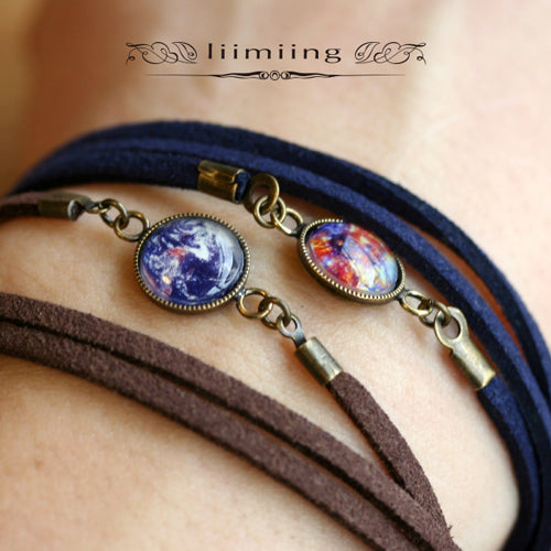 惑星石のブレスレット(地球・水星・満月)