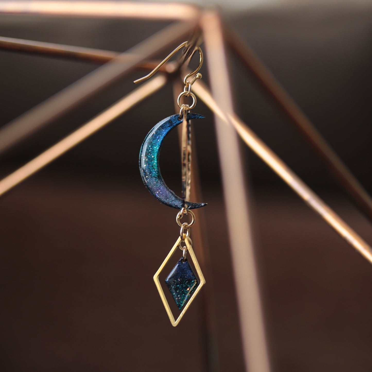 【ピアス&イヤリング】Crescent Moon Dimension