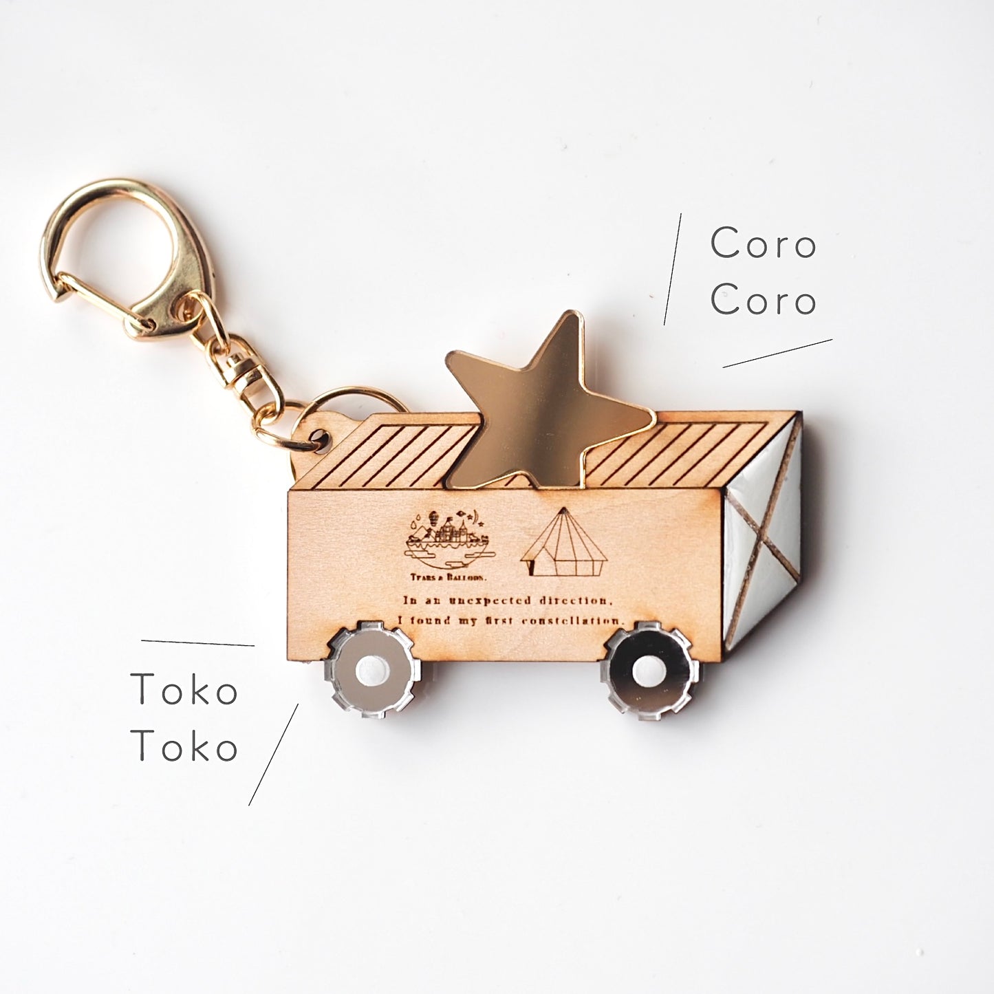 星を詰んだキャリーカー