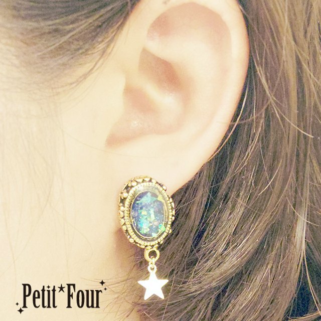 星空展覧会ピアス/イヤリング