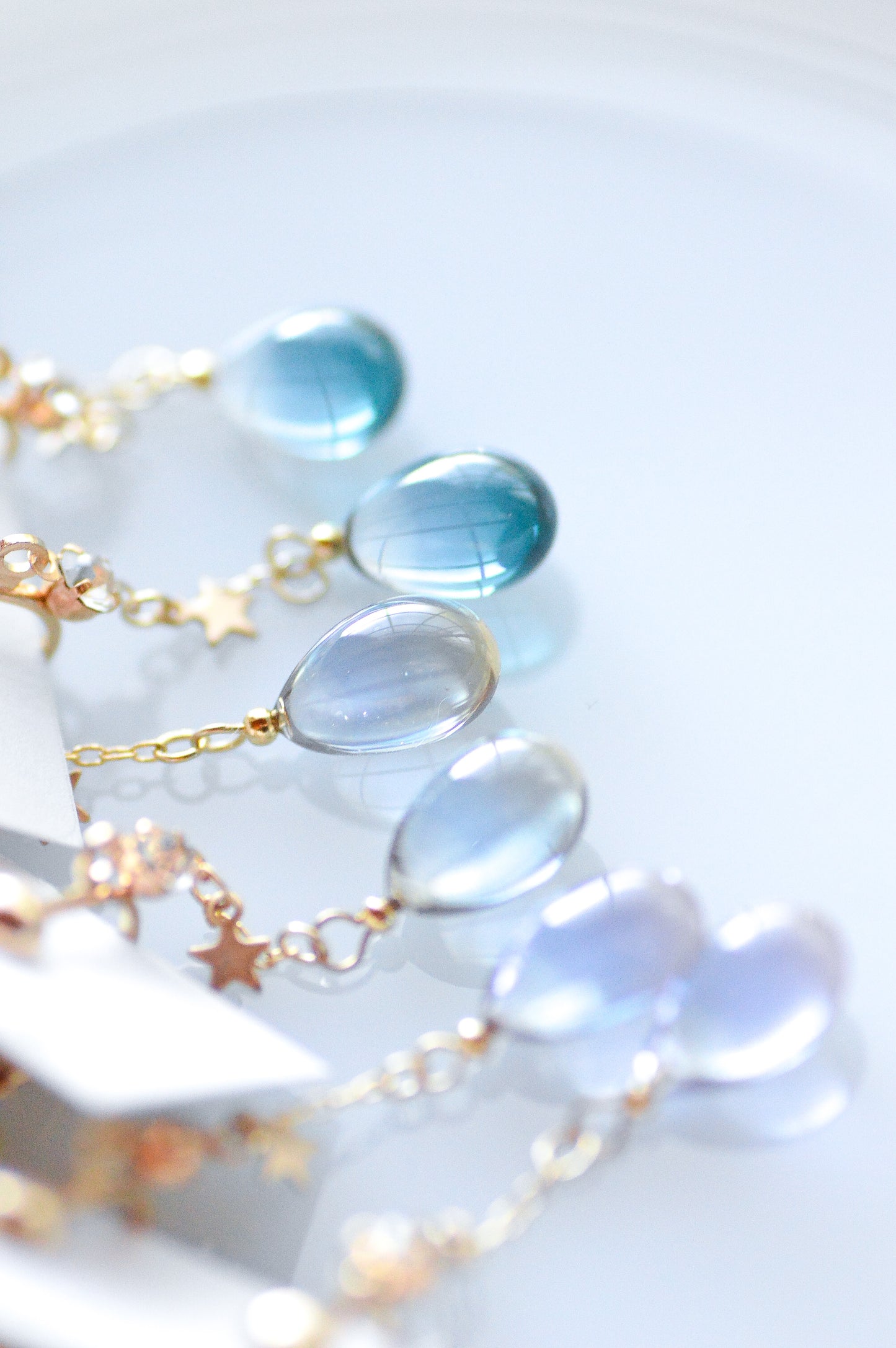 紅掛空の雫イヤリングorピアス