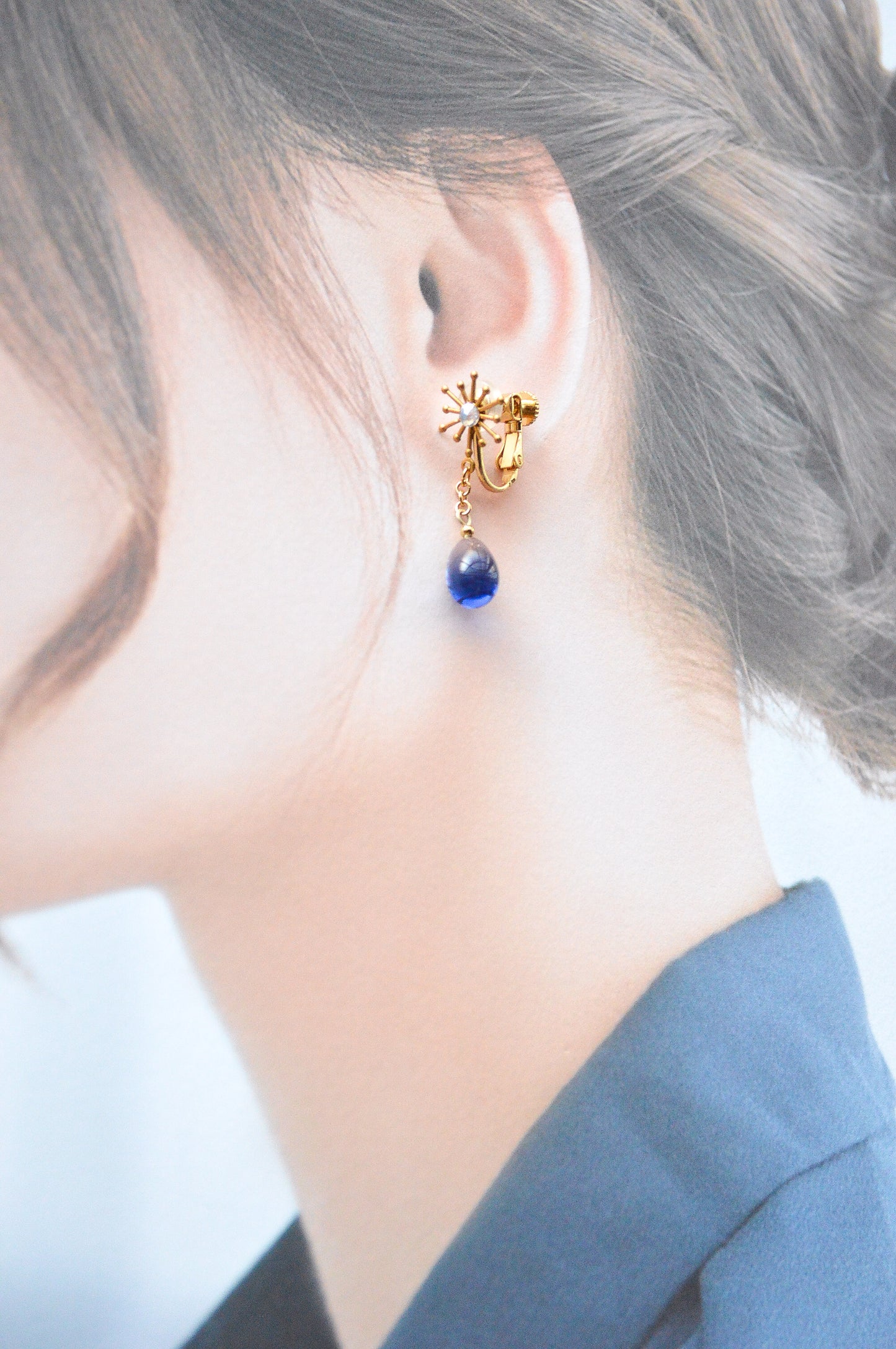 新色/夜の雫イヤリングorピアス-シャイン-