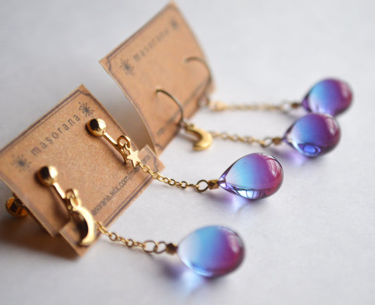 夕闇の雫イヤリングorピアス