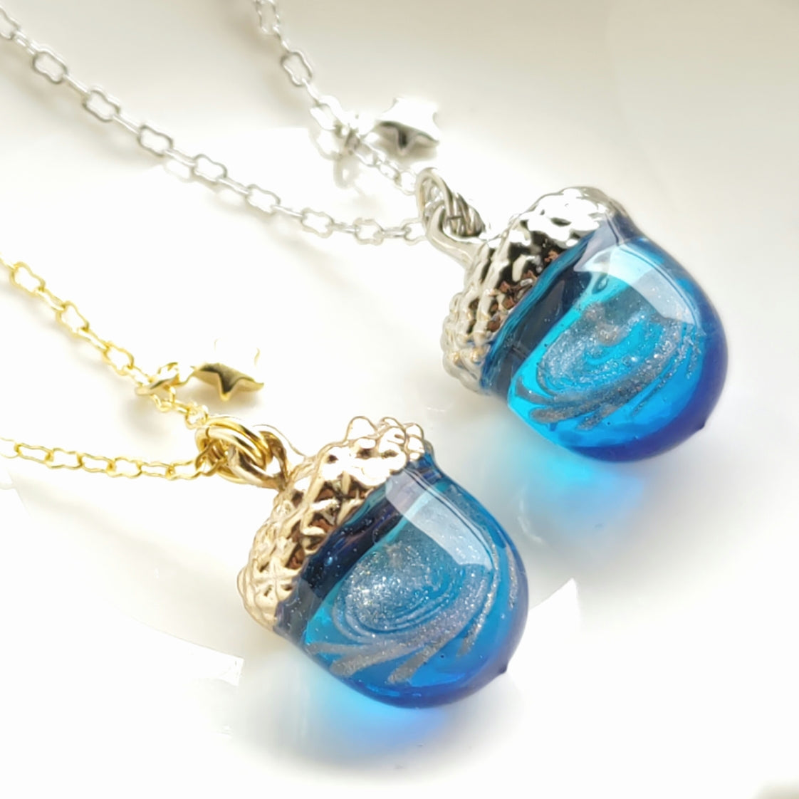 銀河のどんぐりネックレス