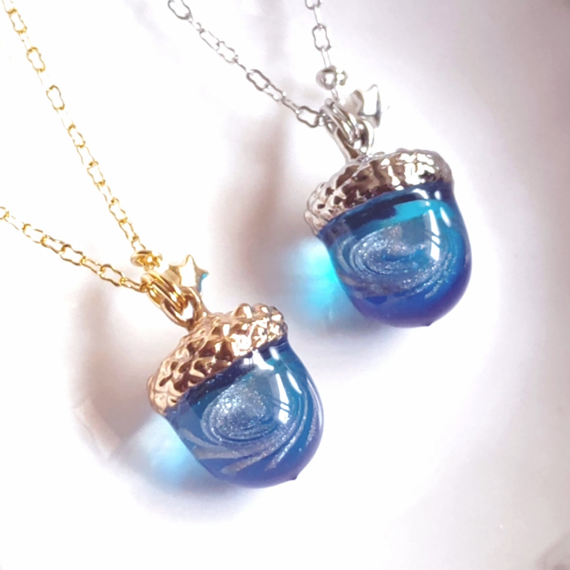 銀河のどんぐりネックレス