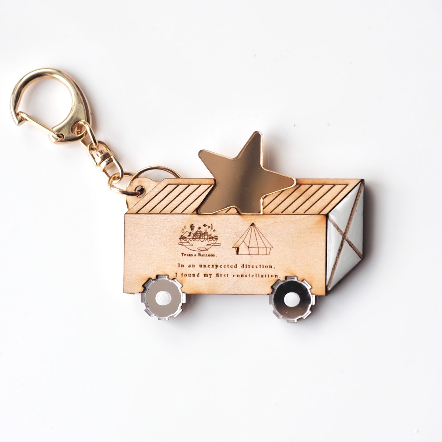 星を詰んだキャリーカー