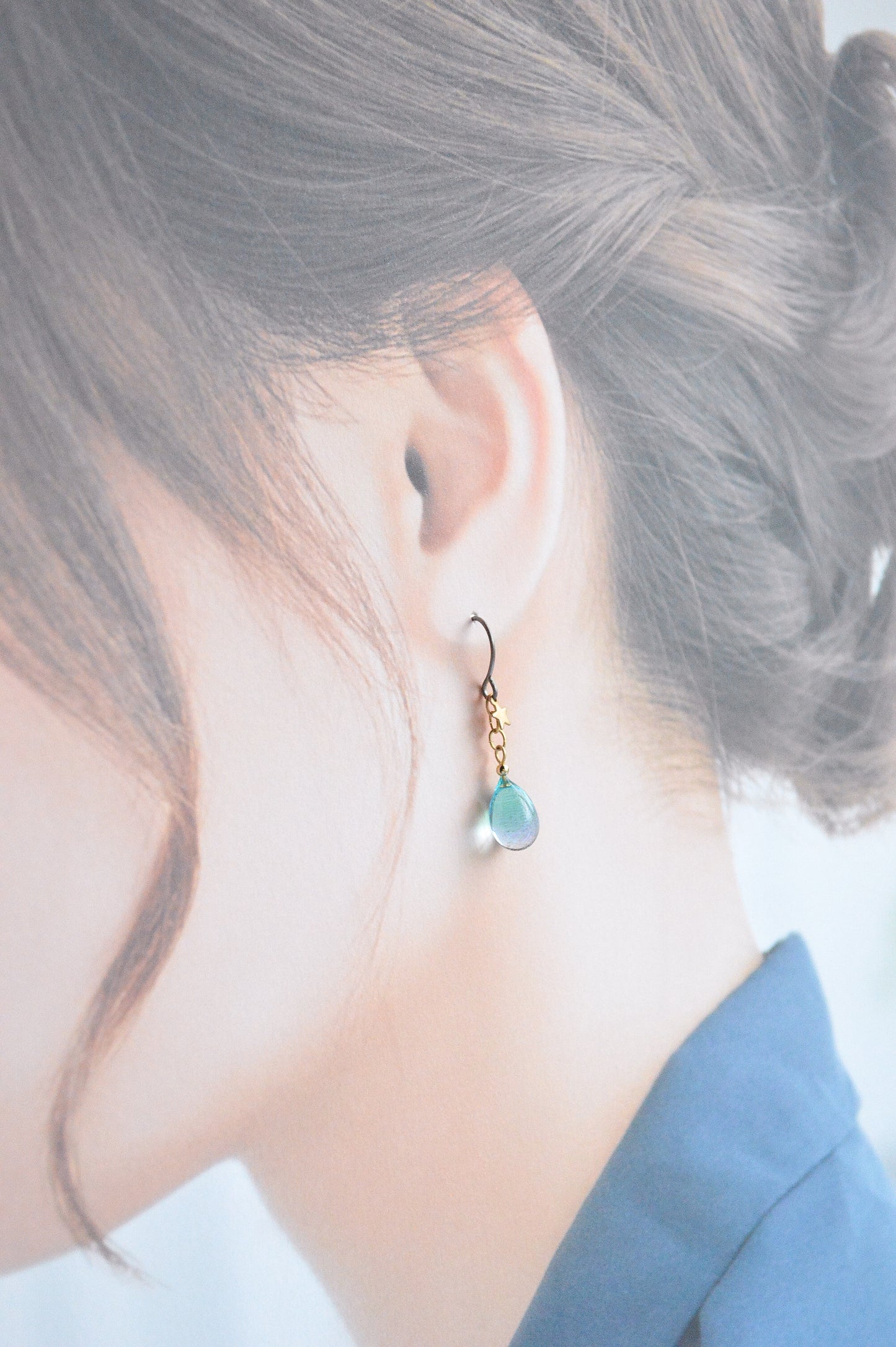 星の光の雫イヤリングorピアス
