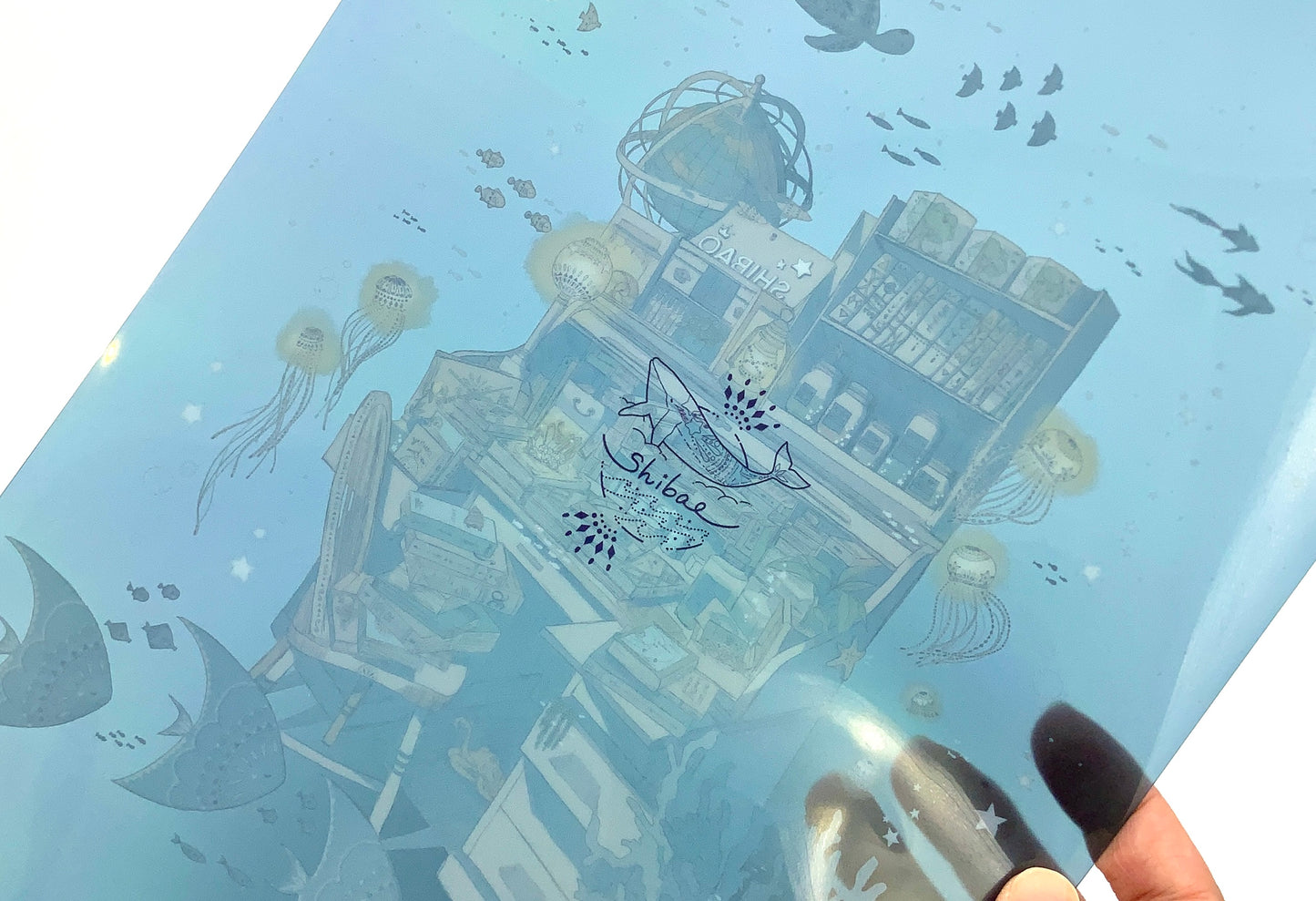 海底の机クリアファイル